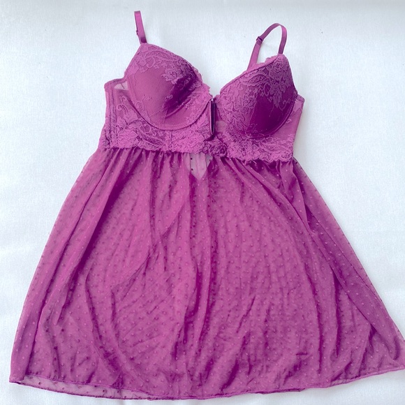 Jessica Simpson Other - Magenta baby doll and thong